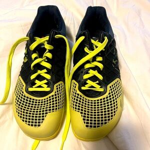 Men's Reebok CrossFit CF74 Shoes US Size 11 Yellow & Black